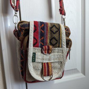 Hemp Adjustable Cross Body Handbag